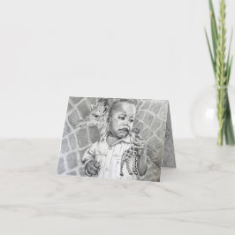 CARTÃO DE AGRADECIMENTO MUSTARD SEEDS GROW – NOTE CARD BY KATHY MORROW