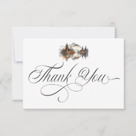 Cartão De Agradecimento Mystic Autumn Thank You Card