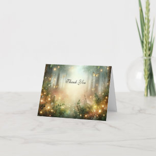 Cartão De Agradecimento Mystic Forrest Meadow Magic