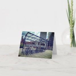 Cartão De Agradecimento Na sua bicicleta