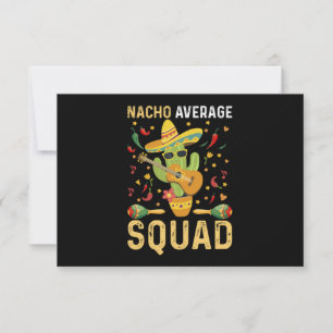 Cartão De Agradecimento Nacho Média Esquadrão Cinco De Mayo Partido Mexica