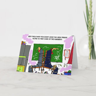 Cartão De Agradecimento Não deixe os Sacerdotes Altos Sozinhos no Enfermei