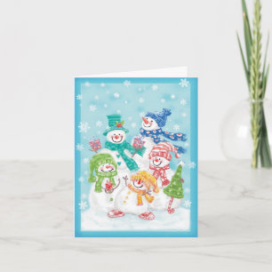 Cartão De Agradecimento Natais vintages Obrigado