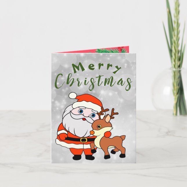 Cartão De Agradecimento Natal (Frente)