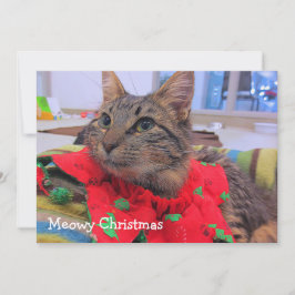 Cartão De Agradecimento Natal de Meowy