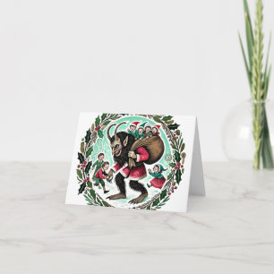 Cartão De Agradecimento Natal do Krampus