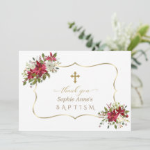 Natal Feriado Poinsettia Branca Vermelha Baptismo