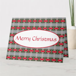 Cartão De Agradecimento Natal Padrão Moderno