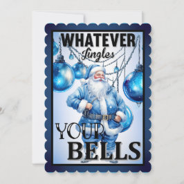 Cartão De Agradecimento Natal para Papais noeis engraçados