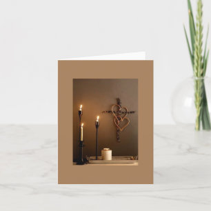 Cartão De Agradecimento Natal religioso