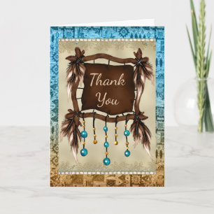 Cartão De Agradecimento Native American Thank You Card