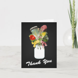 Cartão De Agradecimento Native American Thank You Card with Feathers