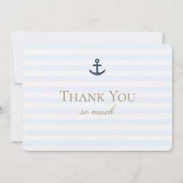 Cartão de Agradecimento Náutico