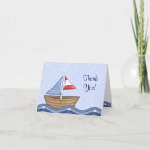 Cartão De Agradecimento Navegação Obrigado Notecard