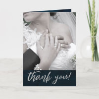 Navy Luster Dark Blue Silver Custom Wedding Photo