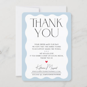 Cartão De Agradecimento NEGÓCIO OBRIGADO VOCÊ TRADUZIR a elegante serif pá