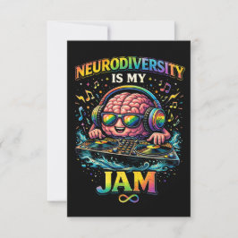 Cartão De Agradecimento Neurodiversity Is My Jam