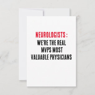 Cartão De Agradecimento Neurologistas: Somos os verdadeiros MVPs — Mais Va