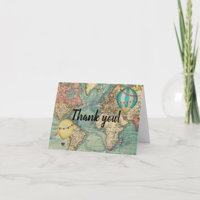 Cartão De Agradecimento New Adventure Thank You Card (Frente)