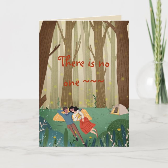 CARTÃO DE AGRADECIMENTO NINGUÉM ANIVERSÁRIO/CARTÃO DE AMOR (Frente)