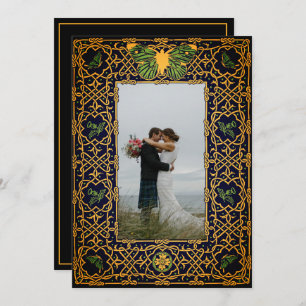 Cartão De Agradecimento Nó Celular do ouro