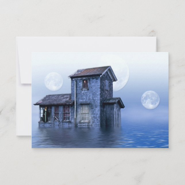 Cartão De Agradecimento No Lago House (Frente)