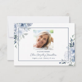 Cartão De Agradecimento No Serviço Memorial Loving