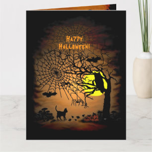 Cartão De Agradecimento Noite de Halloween, Feliz Halloween !