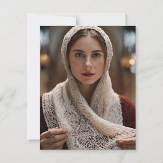 Cartão De Agradecimento Noiva da Floresta 