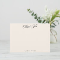 Nome de Letra de Caligrafia Elegante Marfim Creme