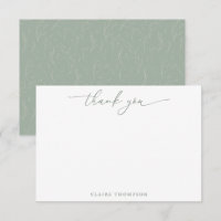 Nome de Script Personalizado Botânico Verde da Sag