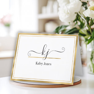 Cartão De Agradecimento Nome Personalizado Da Mesa Do Carro Obrigado