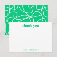 Nome Personalizado de Arte de Linha Moderna Abstra