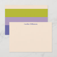 Nome Personalizado Moderno Roxo Verde Negrito