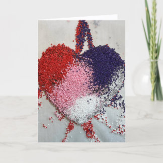 Cartão De Agradecimento Nonpareil Heart Blank Note Card