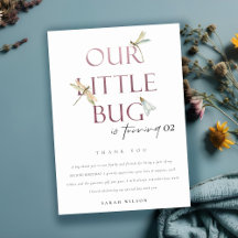 Nossa Pequena Dragonela Rosa Inseto Qualquer Noite