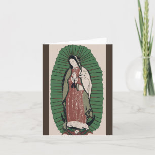 Cartão De Agradecimento Nossa Senhora de Guadalupe