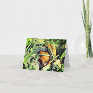 Cartão De Agradecimento Nota Personalizável Sobre A Natureza Da Vinha