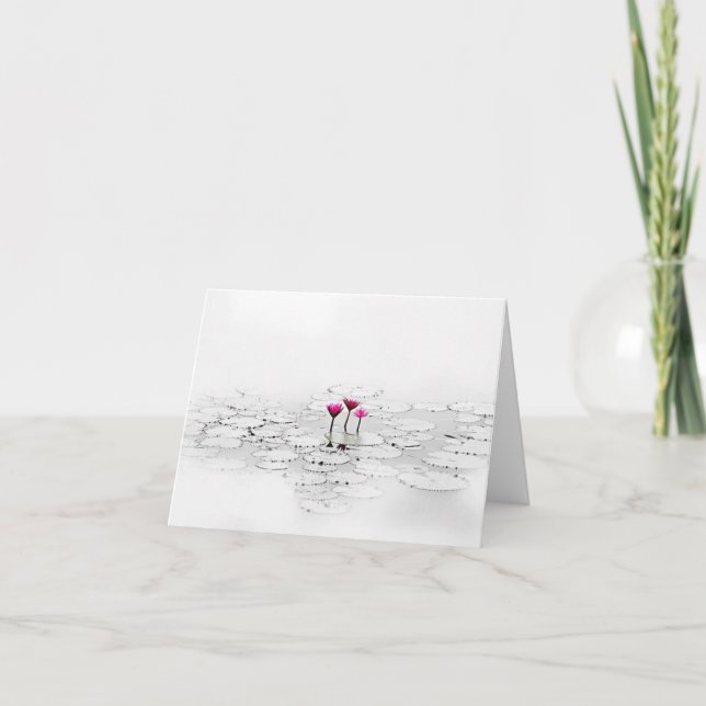 Cartão De Agradecimento Notecard Lotus All Occasion (Frente)