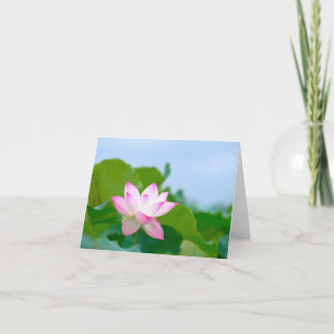 Cartão De Agradecimento Notecard Lotus All Occasion