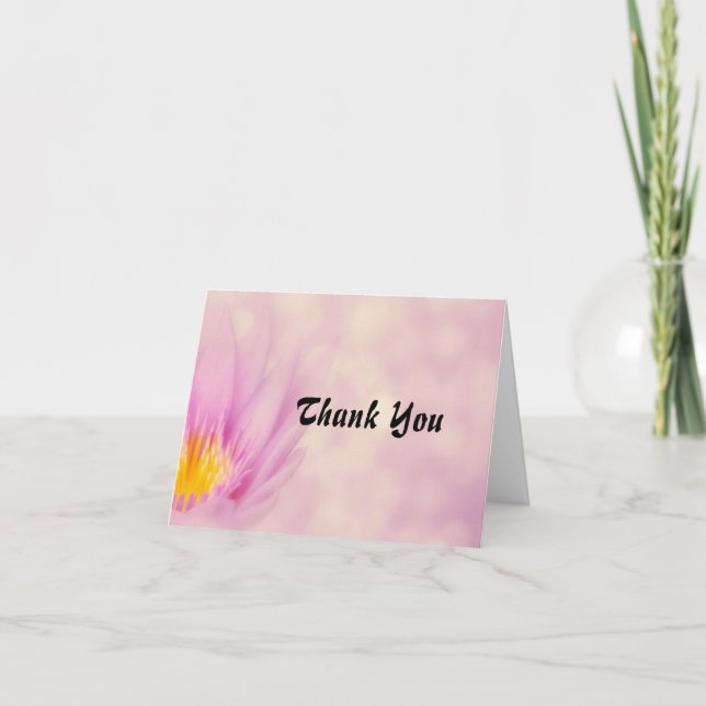 Cartão De Agradecimento Notecard Lotus All Occasion (Frente)