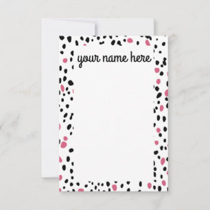 Cartão De Agradecimento Noteclados Dalmacianos personalizados