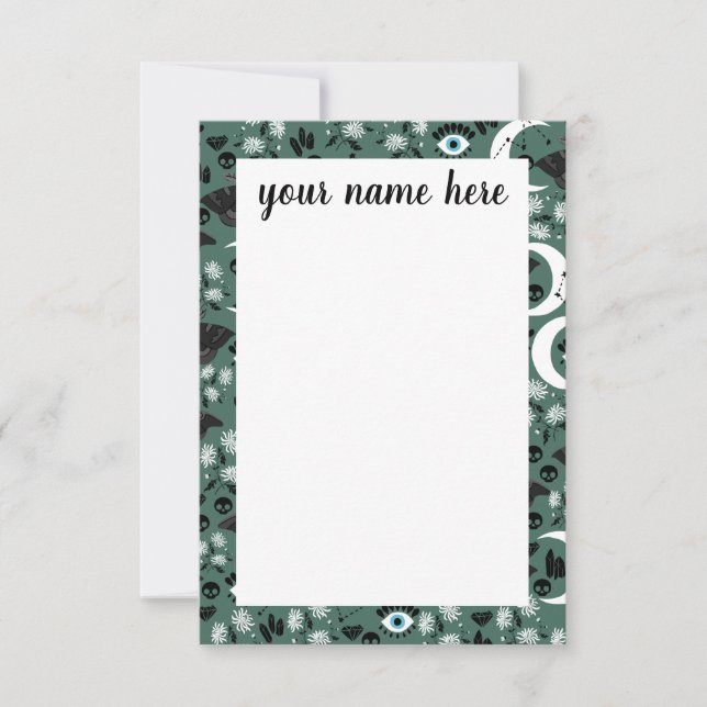 Cartão De Agradecimento Noteclados de Gótico personalizados (Frente)