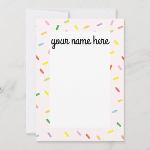 Cartão De Agradecimento Noteclados personalizados