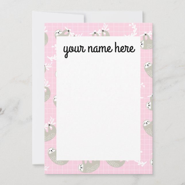 Cartão De Agradecimento Noteclados personalizados (Frente)