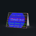 Cartão De Agradecimento NOVINO Manyways to Thankyou - Thank You<br><div class="desc">NOVINO Manyways to Thankyou - Thank You naveen navin nevin joshi thanksmom thanksdad thanksgiving happy thankful zazzlelis</div>