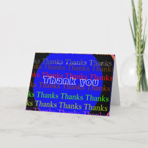 Cartão De Agradecimento NOVINO Manyways to Thankyou - Thank You