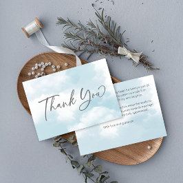 Cartão De Agradecimento Nuvens de cinzas de pastel de chá de panela 9