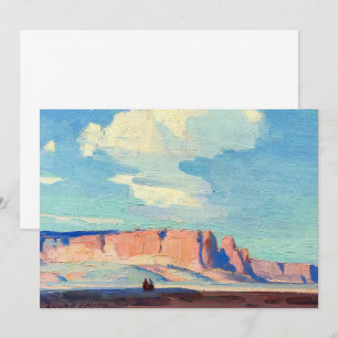 Cartão De Agradecimento Nuvens do Arizona por Edgar Payne