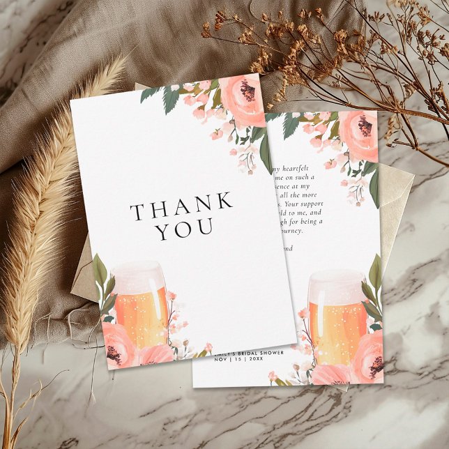 Cartão De Agradecimento O Amor Cervejeiro está Cozinhando Chá de Panela (Criador carregado)